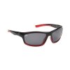 44548 fox rage transparent red black sunglasses grey lense