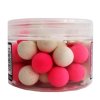 mainline plavajuce boilie bright pink and white pop ups essential cell 14 mm 150 ml 1