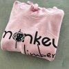 58840 monkey climber mikina front cover pink vel m