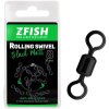 60232 zfish obratlik rolling swivel black matt vel 8