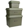 61123 ridgemonkey armoury stackable storage box 36l