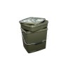 6985 trakker plastovy box olive square container 13l