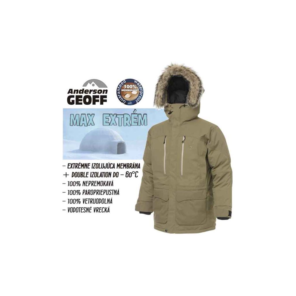 Bunda Usque Down Parka (Brindle) (Variant velikost XXXL)