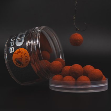 Pop-Up Spicy Crab (Plovoucí boilies Pop Up Spicy Crab 12 mm)