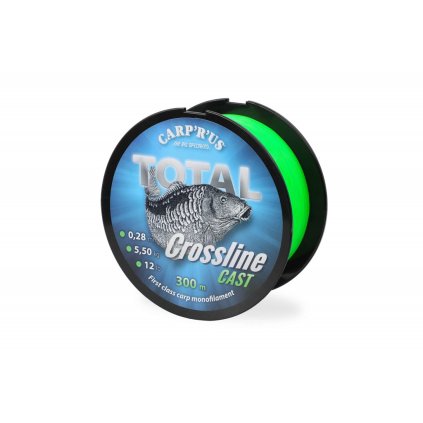Carp´R´Us Vlasec Total Crossline Cast (Varianta Carp´R´Us Total Crossline Cast – Green 0,25mm, 300m, 4,5kg/10lb)