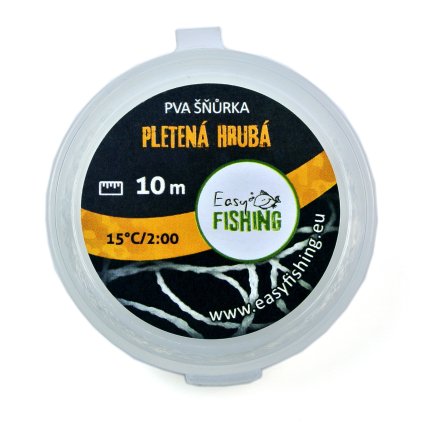 EasyFISHING šňůrky,pásky - PVA šňůrka silnější pletená hrubá 10m
