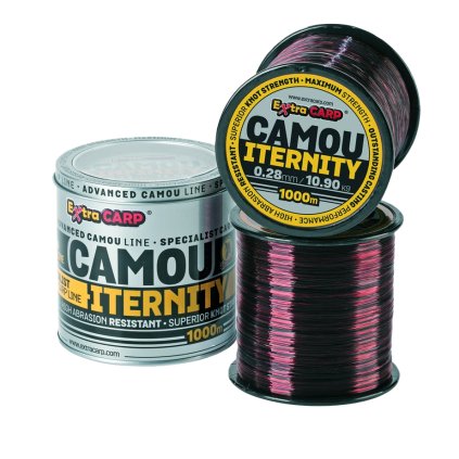 Extra Carp Vlasec ITERNITY Camou 1000m (Průměr 0,28 mm)