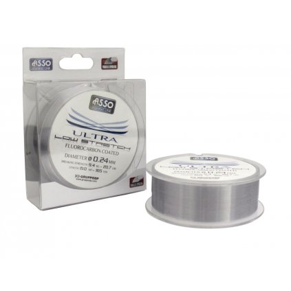 Vlasec Asso Ultra Low Stretch 150m (Průměr 0,12 mm)