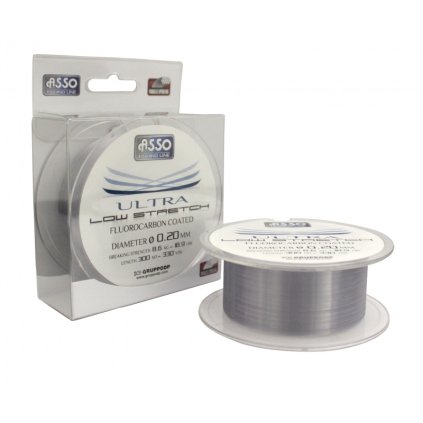 Vlasec Asso Ultra Low Stretch 300m (Průměr 0,16 mm)