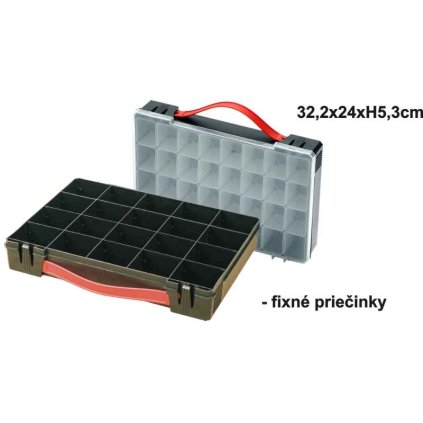 Mini BOX 32,2x24x5,3 - variab. přihrádky (Variant vyťahovacie krabičky)