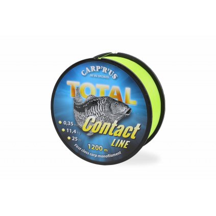 Carp´R´Us Vlasec Total Contact Line Yellow 1200m (Varianta Carp´R´Us Total Contact Line yellow 1200m, 0,35mm, 11,4kg/25lb)