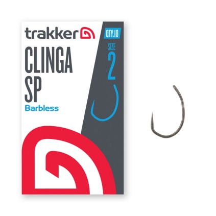 Trakker Háček Clinga SP Hooks (Barbless) (Varianta Trakker Háček - Clinga SP Hooks Size 8 (Barbless))