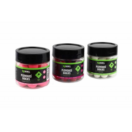 Nikl Plovoucí boilies Scopex & Squid (Varianta Nikl Plovoucí boilies Scopex & Squid - světle růžová 18mm, 50g)