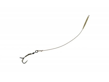 245487 carp r us hotovy navazec ready ronnie rig strip x mat brown 2ks velikost hacku 8