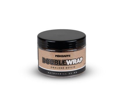 Mikbaits ManiaQ Double Wrap boilie 500ml NutraKRILL (Varianta 20mm)