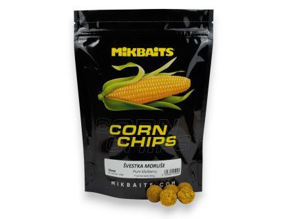 Corn Chips boilie Švestka Moruše (Varianta 2,5kg 20mm)