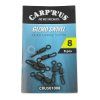 54568 obratliky gizmo quick change swivel vel 8 8ks carp r us
