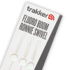 55885 2 navazce fluoro boom ronnie swivel 30lb 19cm 3ks trakker