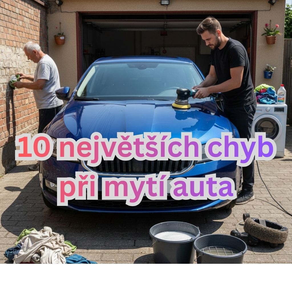 10 největších chyb, kterými si zničíš lak auta
