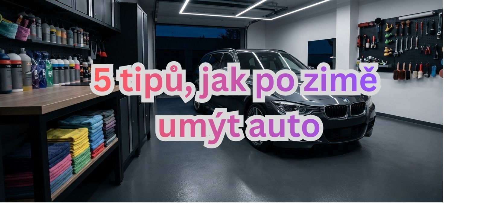 Jarní očista od soli, polétavé rzi a silniční špíny: 5 kroků, jak z auta dostat zimní špínu