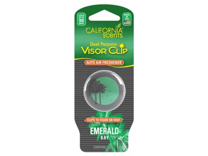 CALIFORNIA SCENTS Visor Clip Smaragdový záliv VIS-641