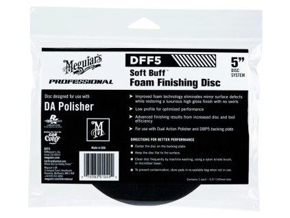 MEGUIARS Soft Buff Foam Finishing Disc 5" DFF5