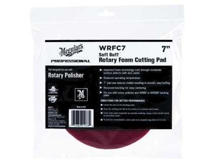 MEGUIARS Soft Buff Rotary Foam Cutting Disc 178mm WRFC7
