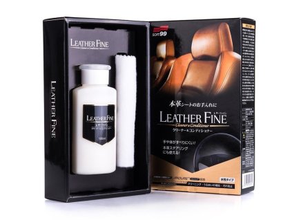 soft99 leather fine cleaner conditioner 1436