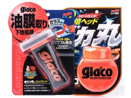 Glaco Roll On Large + Glaco Glass Compound Roll On