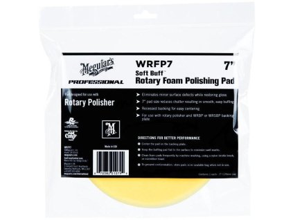 MEGUIARS Soft Buff Rotary Foam Polishing Disc 178mm WRFP7