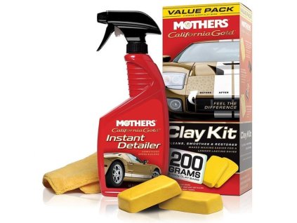 mothers california gold clay bar kit 1602