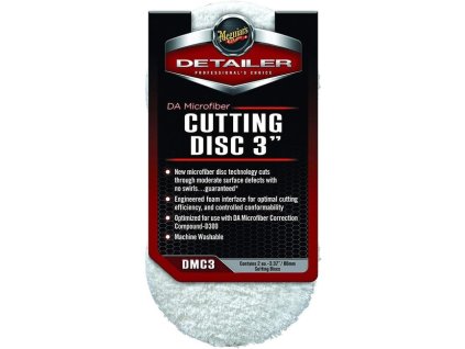MEGUIARS DA Microfiber Cutting Disc 86mm DMC3