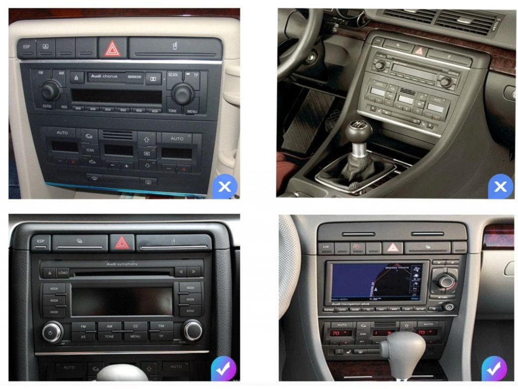 Autorádio do AUDI A4 Rádio pro Audi A4 B7 B6 S4 RS4 SEAT Exeo GPS navigace,  mapy, Bluetooth, Handsfree, 2x USB, Mikrofon (vestavěný), MIRROR LINK -  CarTune Stereo s.r.o.