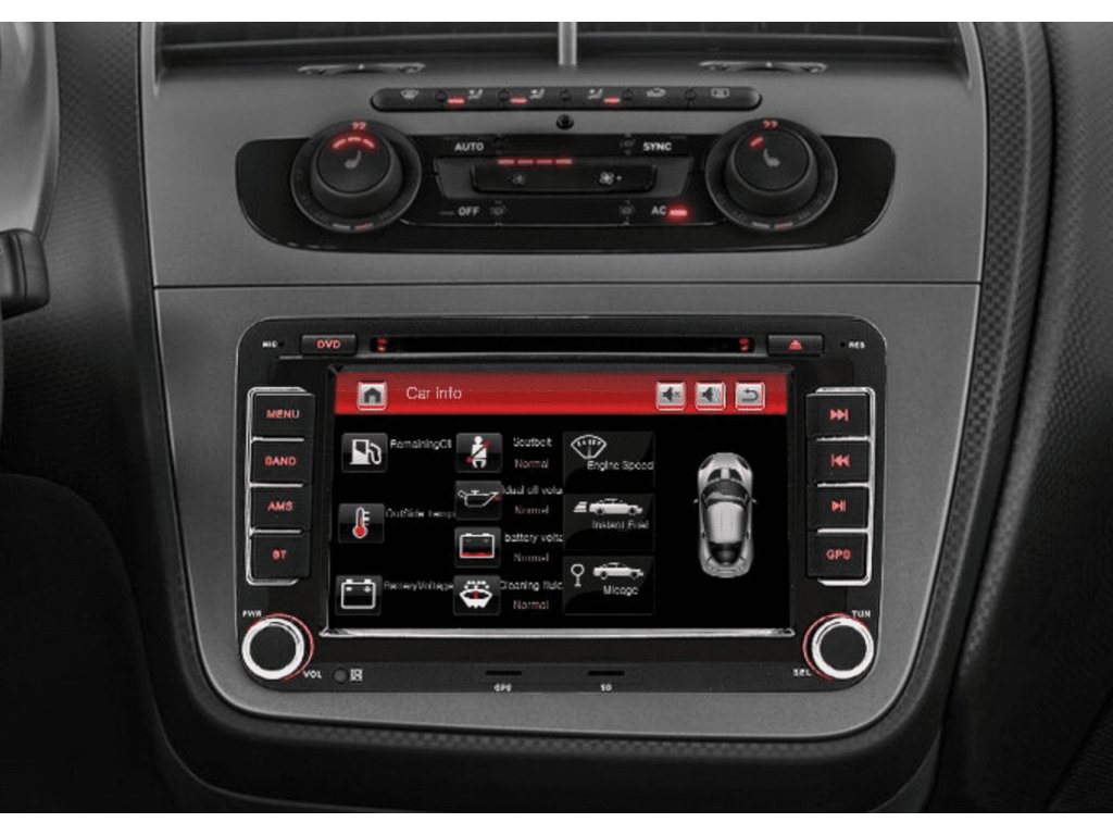 2din Autorádio pro Seat Toledo 2004-2009 a Altea XL 2004-2015 s GPS  navigací, USB, WIFI, rádio navigace Volkswagen, Skoda, Seat - CarTune  Stereo s.r.o.