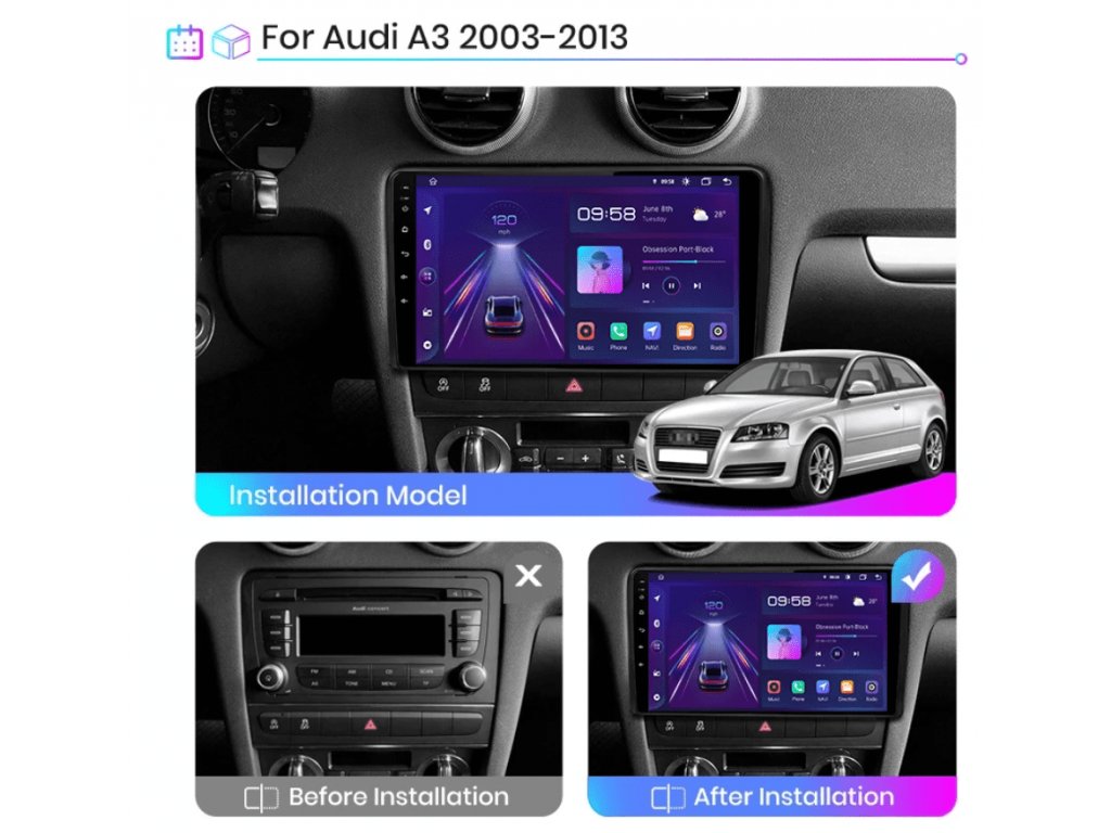 Autoradio AUDI A3 (8P1) 2.0 TDI 16V 6541969