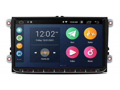 2DIN Android Autorádio do VW, SKODA, SEAT - PASSAT GOLF TIGUAN OCTAVIA, FABIA, YETI, ROOMSTER, CADDY, POLO, LEON, IBIZA AUTORÁDIO S GPS NAVIGACÍ, KAMERA, HANDSFREE