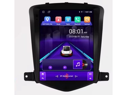 9,7” 2DIN Android autorádio pro Chevrolet Cruze J300 (2008-2012) Apple CarPlay, Android Auto, GPS, WiFi, Bluetooth