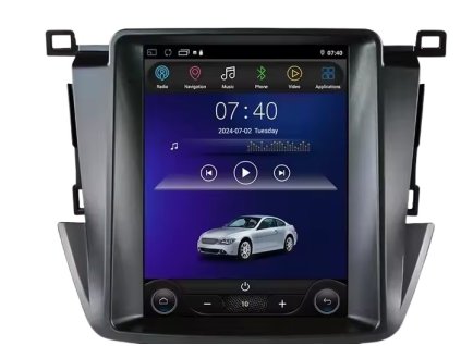 9,7” 2DIN Android autorádio pro Toyota RAV4 (2013-2018) Apple CarPlay, Android Auto, GPS, WiFi, Bluetooth
