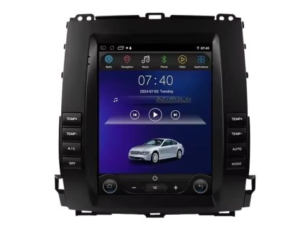 9,7” 2DIN Android autorádio pro Toyota Land Cruiser Prado 120, Lexus GX470 (2002-2009) Apple CarPlay, Android Auto, GPS, WiFi, Bluetooth