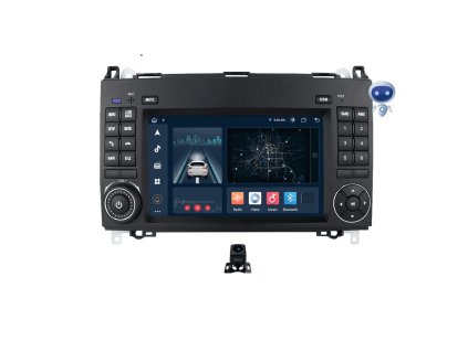Autorádio pro VW Crafter, Mercedes A-Class W169, B-Class W245, V-Class W639, Sprinter, Viano, Apple CarPlay, Android Auto, GPS, WiFi, Bluetooth