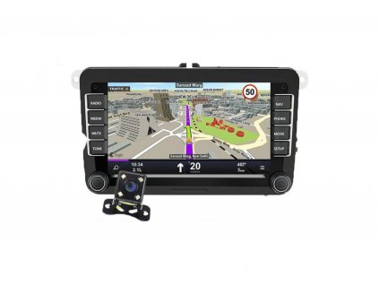 7" Dotykové Autorádio VOLKSWAGEN PASSAT, RADIO DO ŠKODA OCTAVIA ANDROID, ŠKODA FÁBIA ROOMSTER YETI, RÁDIO PASSAT GOLF TIGUAN CADDY, GPS NAVIGACE S KAMEROU