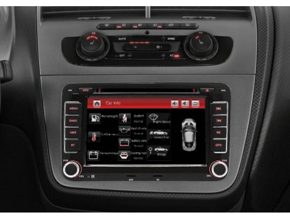 2din Autorádio pro Seat Toledo 2004-2009 a Altea XL 2004-2015 s GPS navigací, USB, WIFI, rádio navigace Volkswagen, Skoda, Seat