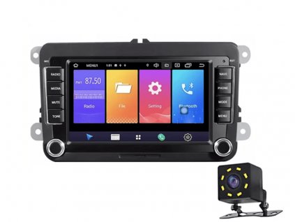 Android Seat Škoda VW Volkswagen Autorádio Volkswagen Jetta, Tiguan, Transporter T5.1, T6, GPS Navigace Pro Seat Leon, Toledo, Altea, Škoda Rapid, Praktit, Rádio Vw Polo Bora, Eos Touran Handsfree GPS