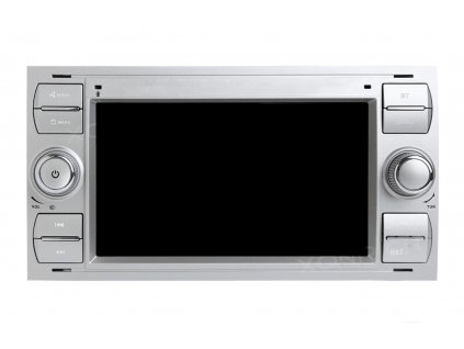 Stříbrné Autorádio Ford TRANSIT, KUGA, FOCUS, MONDEO, GALAXY, FUSION, C-MAX, S-MAX, CONNNECT, Android Rádio Pro FORD s GPS navigací, WIFI, Bluetooth
