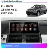 Autorádio BMW X6 E71 X5 E70 2007-2013 s CARPLAY + ANDROID 12.0 WIFI, GPS, USB, Bluetooth, 2GB RAM rádio BMW E70 X5 X6 E71 2007-2013