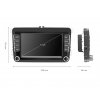 Autorádio Volkswagen VW, Škoda, Seat, bezdrátové CarPlay, Android Auto, Bluetooth, GPS navigace, 2x USB, canbus