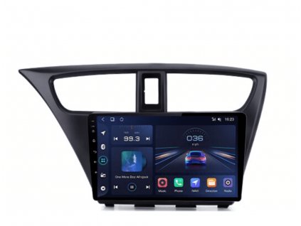 Autorádio pro Honda Civic Hatchback 2012-2017  s Android, GPS navigace, WIFI, USB, Bluetooth - Handsfree, Rádio Honda Civic Hatchback 2012-2017  Android systém (Verze V1C1 1GB RAM + 16GB ROM)