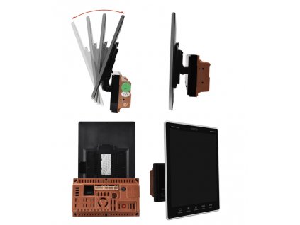 502 tesla style android autoradio s otocnou vertikalni obrazovkou parkovaci kamera zdarma posuvne autoradio s gps navigaci wifi bluetooth usb