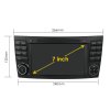 82 4 2din autoradio pro mercedes e class w211 2002 2019 mercedes e200 e280 e420 autoradio do mercedes g class e463 clk class cls class w219 android gps navigace wifi bluetooth
