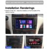 430 5 2din autoradio pro mercedes benz c class w203 2004 2007 clc w203 2008 2010 android gps navigace mercedes w203 clc c class s bluetooth wifi usb